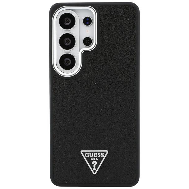 GUESS futerał do SAMSUNG S26 Ultra GUHMS26LPFGTSCMK (Fixed Glitter Triangle MagSafe) czarny