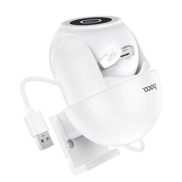 Kamera zewnętrzna Hoco 3MP Full HD Wi-Fi D2 biała