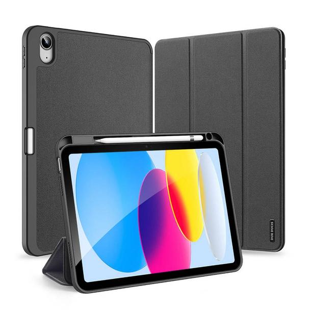 DUX DUCIS etui DOMO składane z miejscem na rysik do iPad 10 (2022) czarne