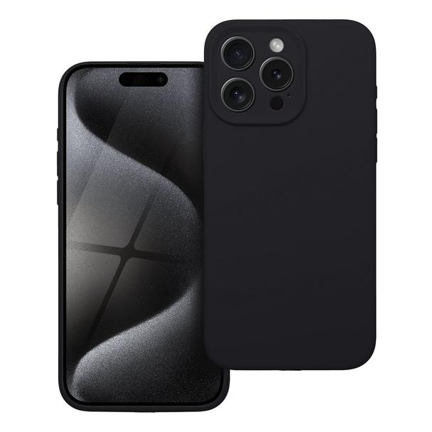 Futerał do iPhone 15 PRO MAX Silicone 2mm czarny
