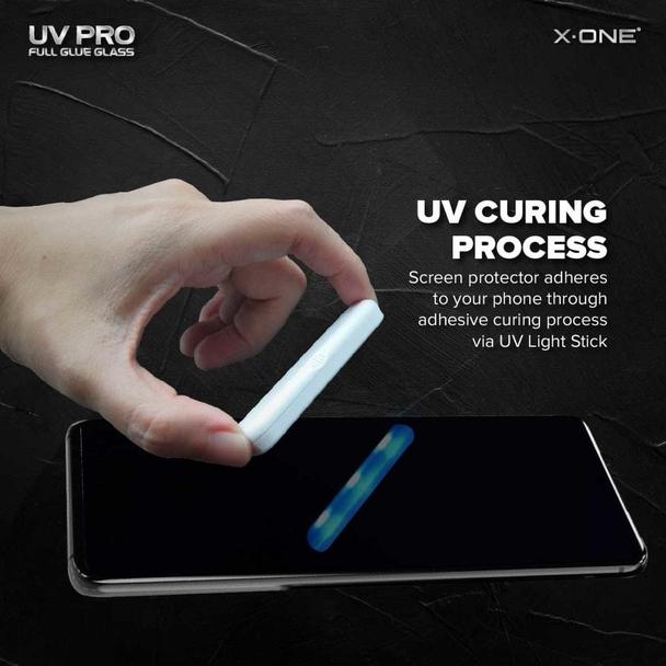 Szkło hartowane UV PRO do Samsung S21 ULTRA  X-One (case friendly) działający czytnik