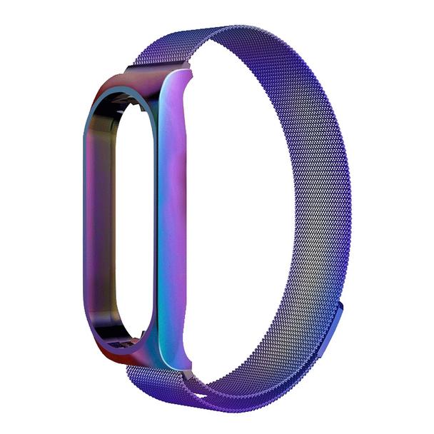 Pasek metalowy METAL do XIAOMI  Mi Band 5 / 6 wielokolorowy (05)