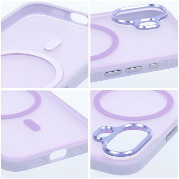 Futerał do iPhone 17 Flexline Mag Cover zgodny z MagSafe fioletowy