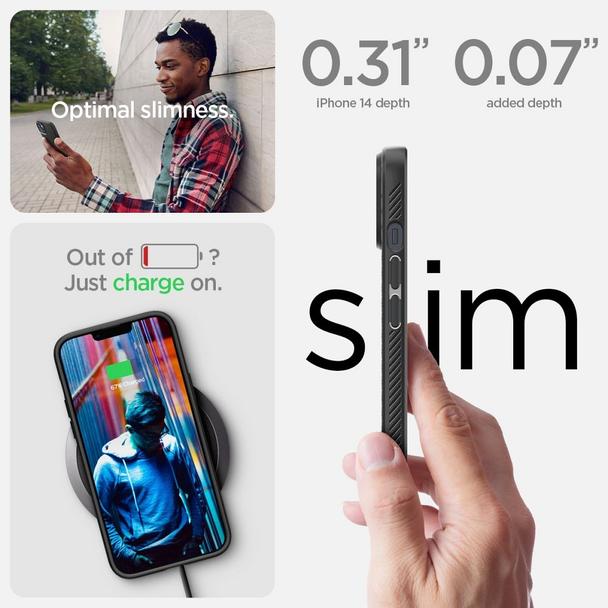 SPIGEN futerał LIQUID AIR do IPHONE 14 matte black