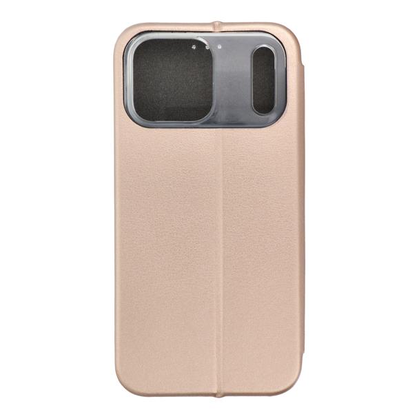 Etui z klapką na iPhone 17 PRO MAX Elegance Book złote