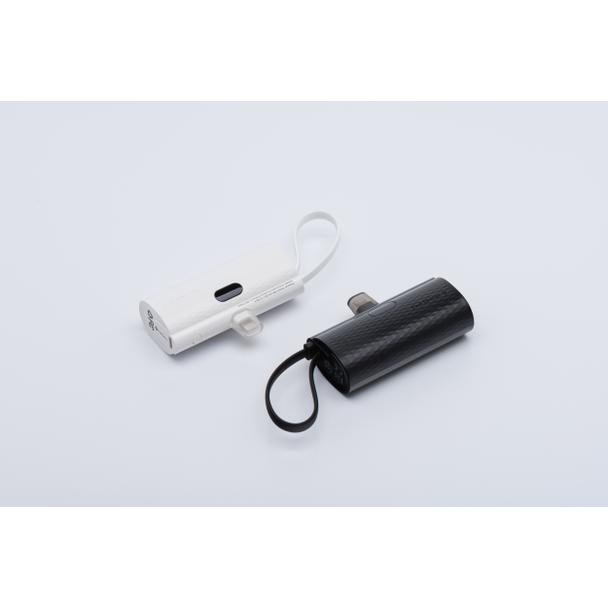 Powerbank Forcell F-Energy Power Plug F5K3 PD 20W 5000 mAh z wbudowanym złączem Lightning czarny
