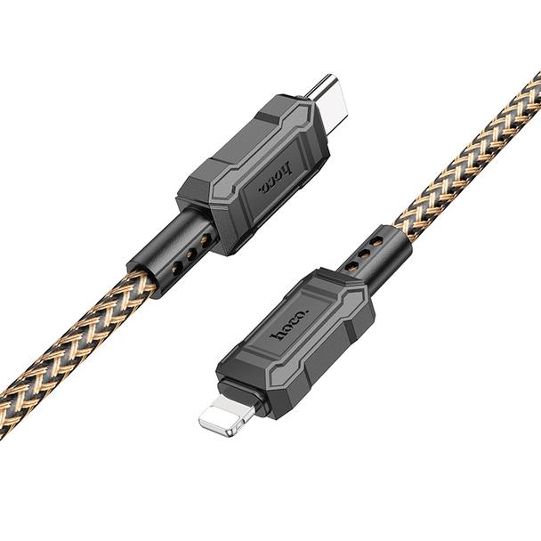 Kabel USB C do Lightning Hoco PD 2,4A 20W 1 m X94 złoty
