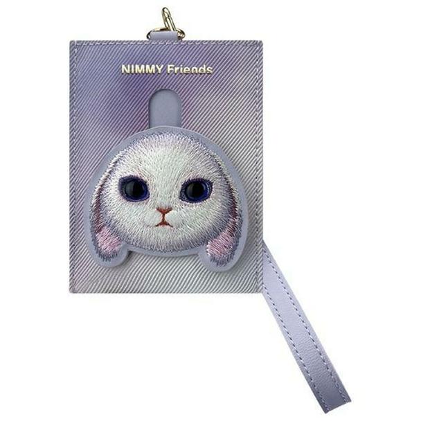 NIMMY portfel na karty BIG EYED PET 2.0 Rabbit fioletowy