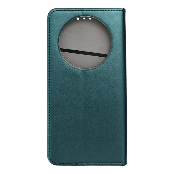 Etui z klapką na Honor Magic 7 LITE Smart Magneto ciemnozielone