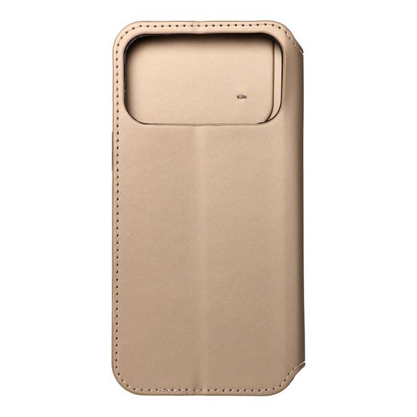 Etui z klapką na iPhone 17 PRO MAX Dual Pocket Book złote