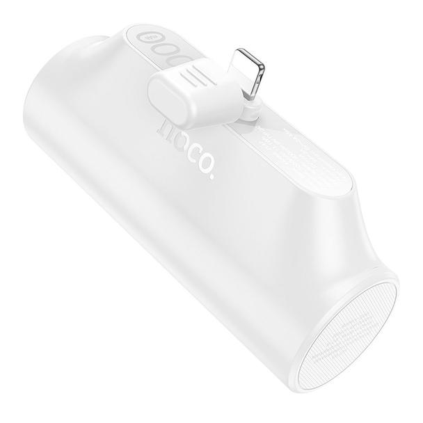 Powerbank Hoco 3000 mAh z wbudowanym złączem Lightning J147 biały