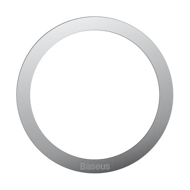 BASEUS blaszki uniwersalne kompatybilne z MagSafe PCCH000012 2 sztuki srebrne