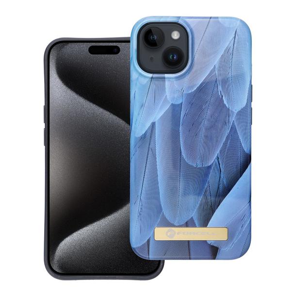 Etui na iPhone 14 Forcell F-Protect Mirage zgodny z MagSafe blue bird