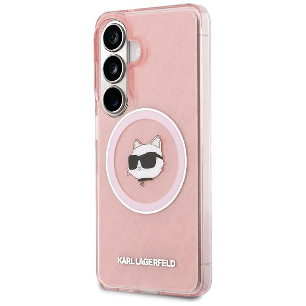 KARL LAGERFELD futerał do SAMSUNG S26 KLHMS26SHMKBCHOP (Magnetic IML Repeated Logo and Choupette) różowy