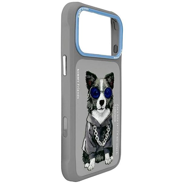 NIMMY futerał GLASSES COOL DOG do IPHONE 18 Pro Max/17 Pro Max szary