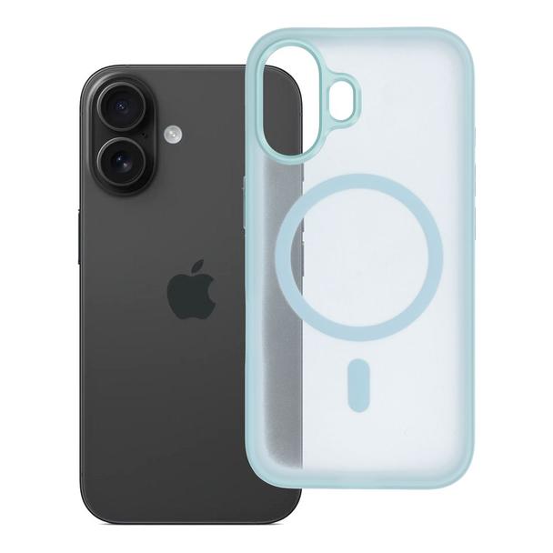 Futerał do iPhone 16 Flexline Mag Cover zgodny z MagSafe zielony