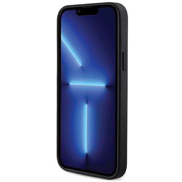 GUESS futerał do IPHONE 14 Pro GUHCP14LPG4GPK (4G Triangle Metal Logo) czarny