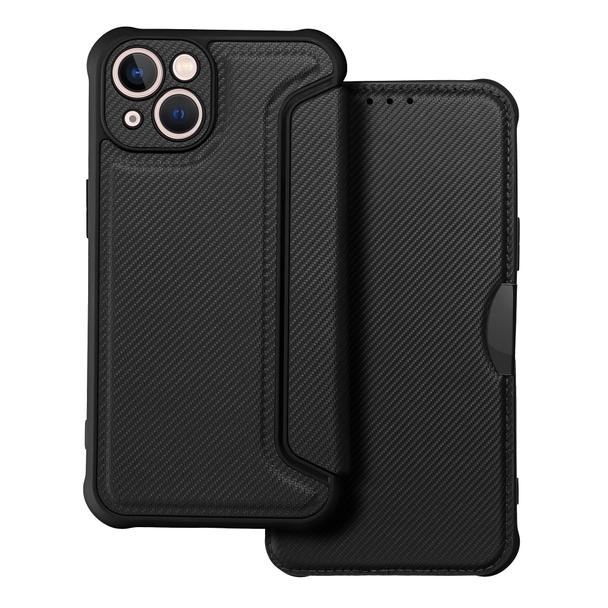 Etui z klapką na iPhone 13 Razor Book czarne