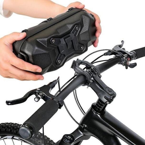 WILDMAN sakwa rowerowa na kierownicę na zamek 2L XT17 czarna
