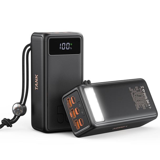 Powerbank Veger Tank Boost (W5001C) PD QC3.0 5A 130W 56000 mAh czarny
