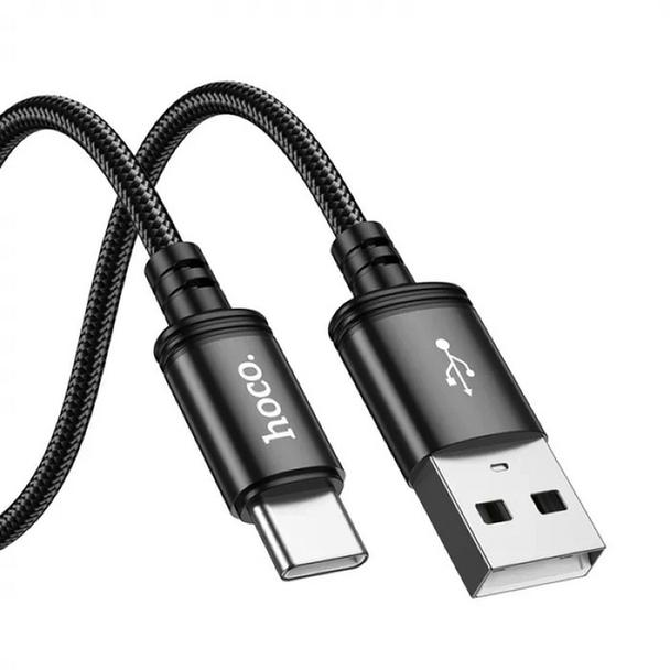 Kabel USB A do USB C Hoco 3A 3 m X91 czarny