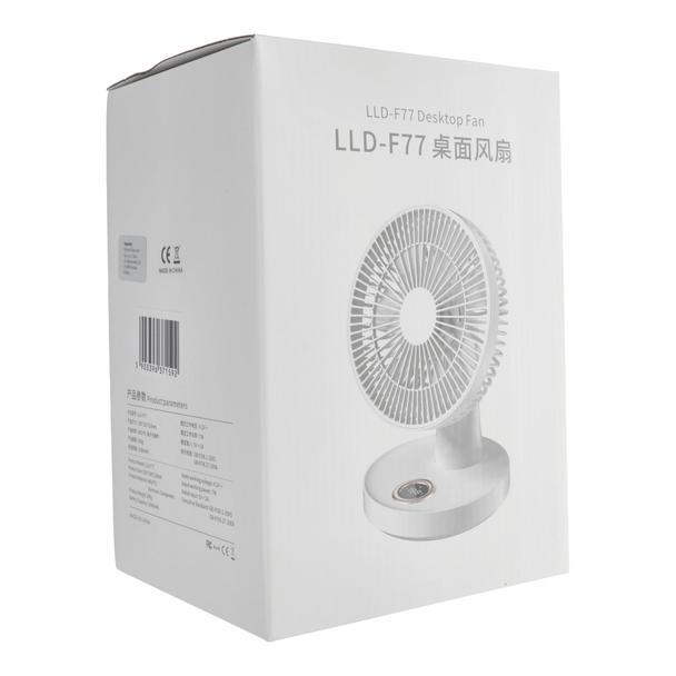 Wentylator / wiatrak biurkowy LLD-F77 biały