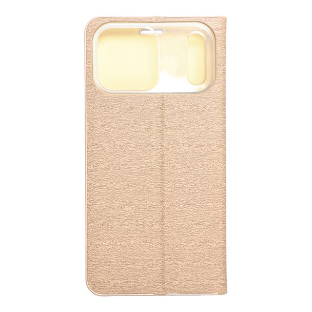 Etui z klapką na iPhone 17 PRO MAX Luna Book Gold złote