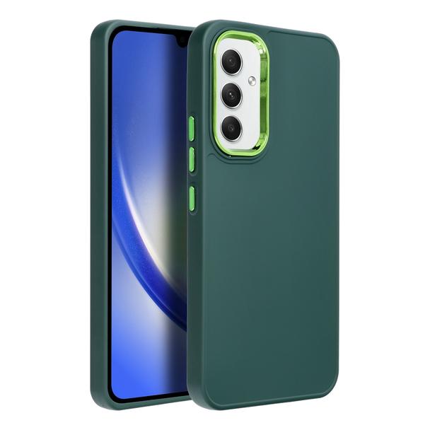 Futerał do Samsung A54 5G Frame zielony