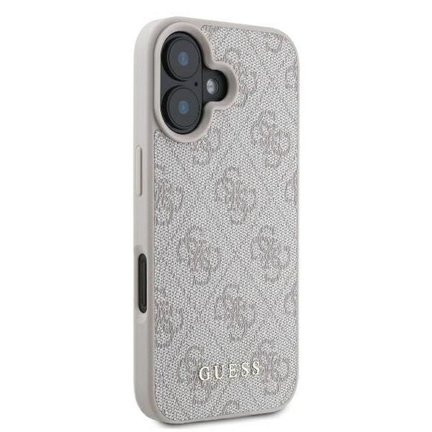 GUESS futerał do IPHONE 16 Plus GUHCP16MG4GFPI (PU 4G Classic) różowy