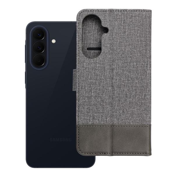 Etui z klapką na Samsung A57 5G Gomma Book szare