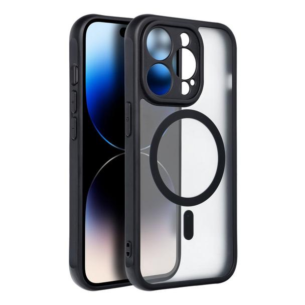 Futerał do iPhone 14 PRO Full Matte Mag Cover zgodny z MagSafe czarny