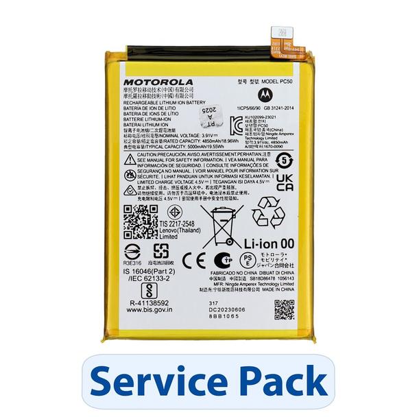 ServicePack Bateria SB18D86478 do Motorola Moto G14/G54