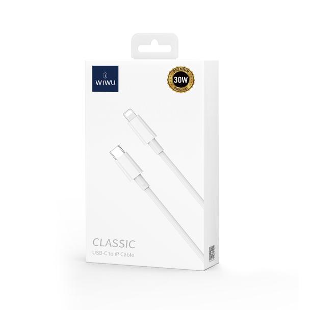 Kabel USB C do Lightning Wiwu 30W Wi-C008 biały