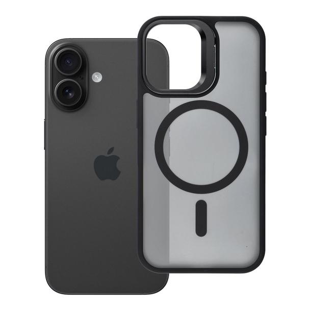 Etui na iPhone 17 Forcell F-Protect Shadow Stand Premium zgodne z MagSafe czarne 0INT
