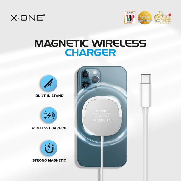 Ładowarka Bezprzewodowa X-ONE kompatybilna z Magsafe 15W
