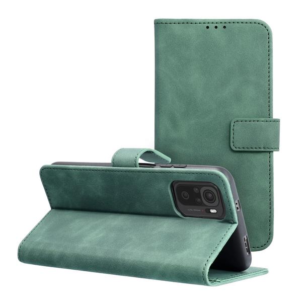 Etui z klapką na Xiaomi Redmi NOTE 10 / 10S Tender Book zielone