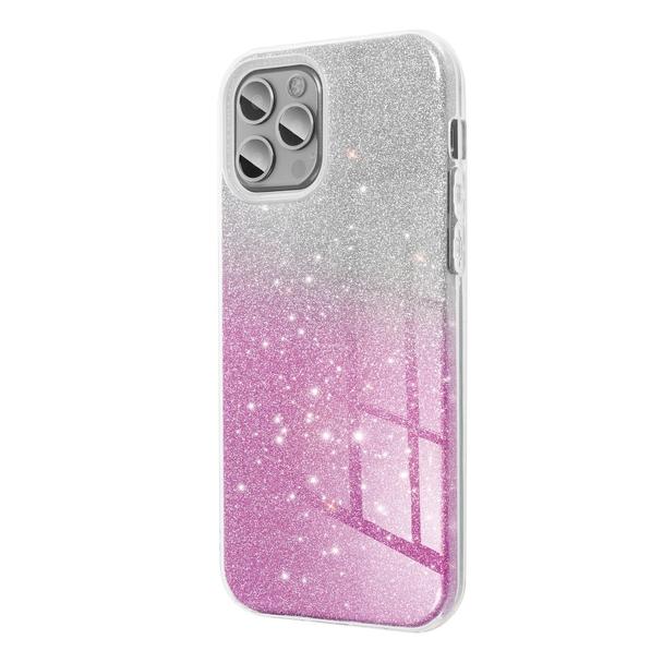 Futerał do iPhone 13 Shining transparentny różowy