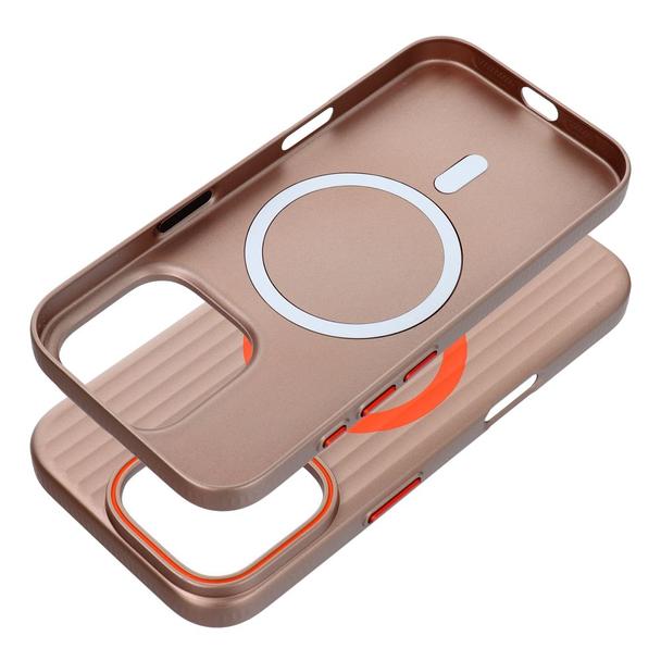 Futerał do iPhone 14 Simply zgodny z MagSafe tytanowy pustynny