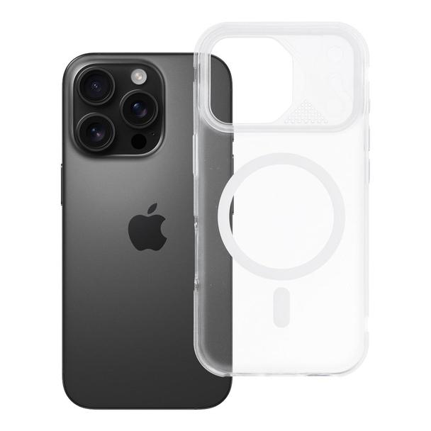 Etui na iPhone 16 PRO Aurora zgodne z MagSafe białe