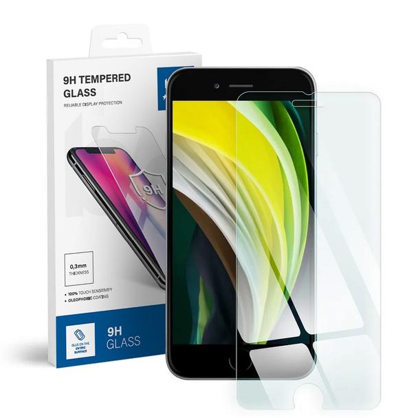 Szkło hartowane do iPhone 7 / 8 / SE 2020 Blue Star