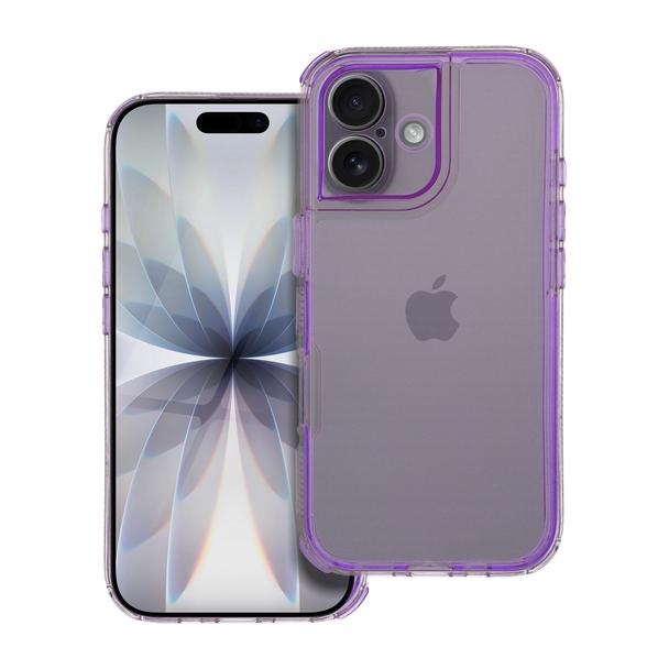 Futerał do iPhone 17 Matrix Clear jasnofioletowy