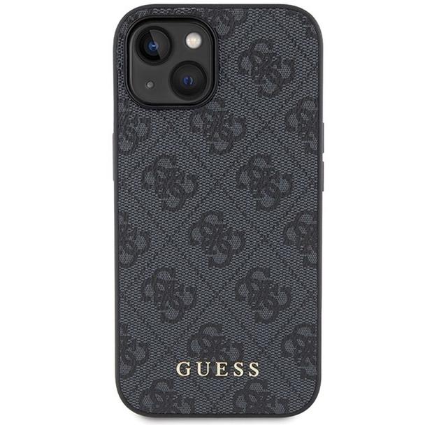 GUESS futerał do IPHONE 15 GUHCP15SG4GFGR (4G Metal Logo) szary