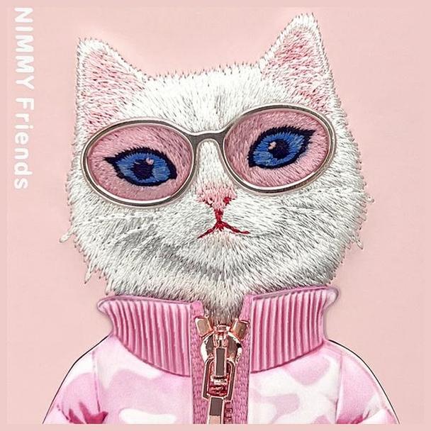 NIMMY futerał COOL&CUTE 2.0 Cat do IPHONE 15 różowy