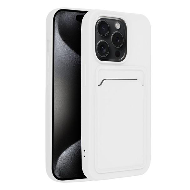Futerał do iPhone 15 PRO Card Case biały