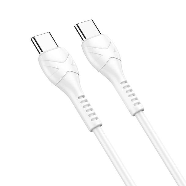 Kabel USB C do USB C Hoco PD 60W 1 m X37 biały