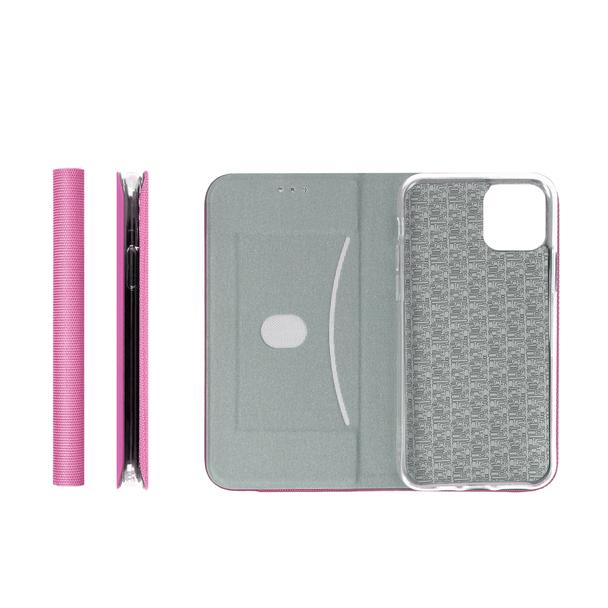 Etui z klapką na iPhone 16 PLUS Sensitive Book różowe