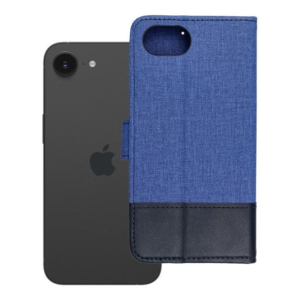 Etui z klapką na iPhone 16e (SE 4 2025) Gomma Book niebieskie