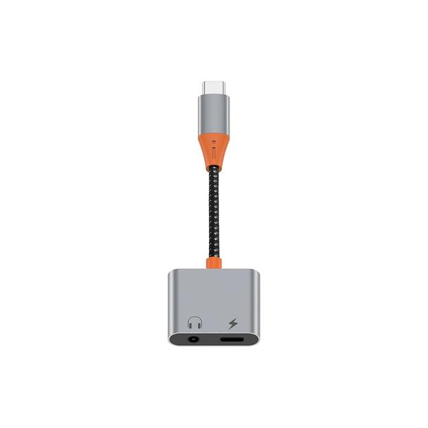 WiWU - Audio adapter LT10 Typ C do Typ C + 3.5mm