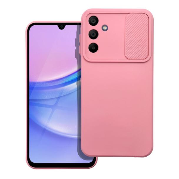 Futerał do Samsung A15 5G / A15 4G Slide jasnoróżowy