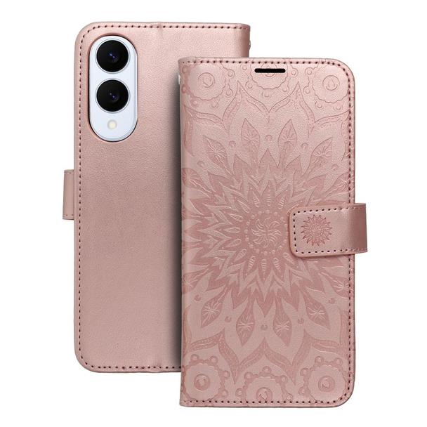 Etui z klapką na Samsung S25 EDGE Mezzo Book mandala złoto-różowe